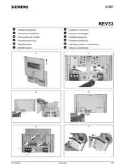 Siemens REV33 Instructions D'installation