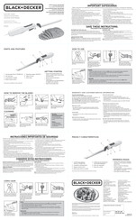 Black & Decker EK500 Guide D'utilisation Et D'entretien