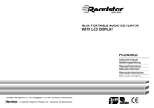 Roadstar PCD-435CD Manuel D'instructions