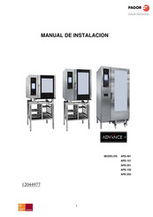 Fagor ADVANCE PLUS APE-201 Manuel D'installation