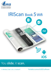 Canon IRIScan Book 5 Wifi Mode D'emploi