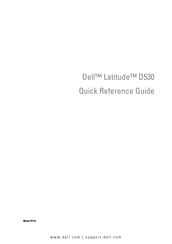 Dell Latitude D530 Guide De Référence Rapide