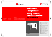 Wurth Master BMH 40-XES Traduction Des Instructions De Service D'origine