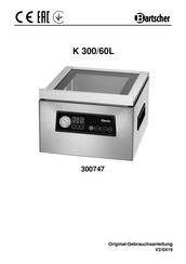 Bartscher K 300/60L Mode D'emploi