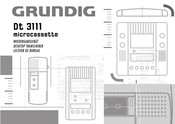 Grundig Dt 3111 Mode D'emploi