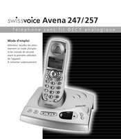 Swissvoice Avena 247 Mode D'emploi