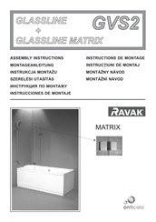 RAVAK GLASSLINE GVS2 Mode D'emploi