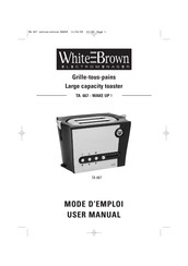 White&Brown TA 667 Mode D'emploi