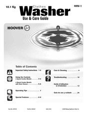 Hoover HAV-1 Guide D'utilisation