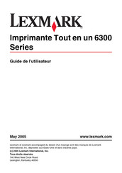 Lexmark 6300 Série Guide De L'utilisateur