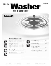 Admiral AAV-3 Guide D'utilisation Et D'entretien