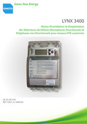 ensto LYNX 3400 Notice D'installation