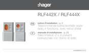 hager RLF444X Notice D'installation