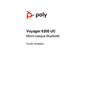 Poly Voyager 6200 UC Guide Utilisateur