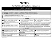 Toto Clayton 71-5/8 Instructions D'installation