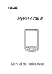 Asus MyPal A730W Manuel De L'utilisateur