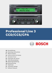 Bosch Professional Line 3 CCS Mode D'emploi
