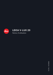 Leica V-LUX 20 Notice D'utilisation