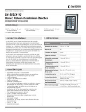 CAMDEN CM-550SK-V2 Instructions De Montage