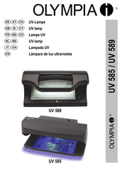 Olympia UV 585 Mode D'emploi
