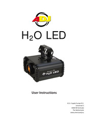 ADJ H2O LED Mode D'emploi