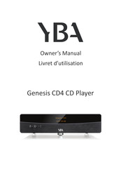 YBA Genesis CD4 Mode D'emploi