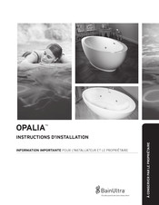 BainUltra OPALIA Instructions D'installation