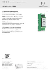 S+S Regeltechnik THERMASGARD HSM Notice D'instruction