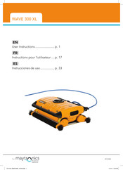 Maytronics Wave 300 XL Instructions Pour L'utilisateur