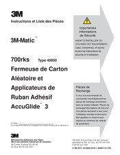 3M 3M-Matic 700rks Instructions