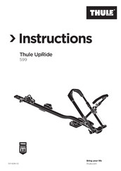 Thule UpRide 599 Mode D'emploi