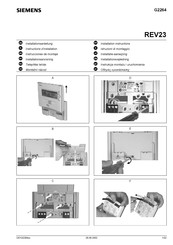 Siemens REV23 Instructions D'installation