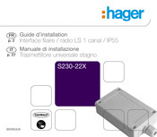 hager S230-22X Guide D'installation