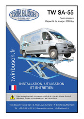 twin busch TW SA-55 Installation, Utilisation Et Entretien