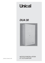 Unical DUA CTFS 30 AE Notice D'installation Et D'utilisation