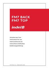 Indel B FM7 TOP Instructions D'utilisation