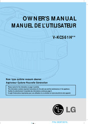 LG V-KC561H Série Manuel De L'utilisateur