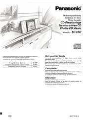 Panasonic SC-EN7 Mode D'emploi