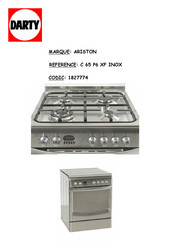 Ariston C 65 P6 F Instructions Pour L'installation