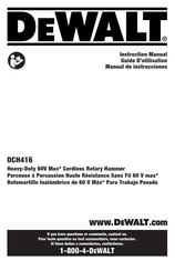 DeWalt DCH416 Guide D'utilisation