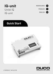 Duco IQ-unit Guide Rapide