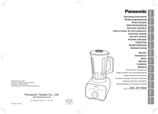 Panasonic MX-ZX1800 Mode D'emploi