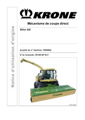 Krone XDisc 620 Notice D'utilisation