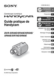 Sony HANDYCAM DCR-SR80E Guide Pratique