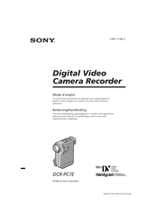 Sony DCR-PC7E Mode D'emploi