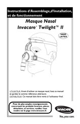 Invacare Twilight II Instructions D'assemblage