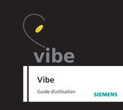 Siemens Vibe Guide D'utilisation