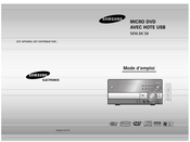 Samsung MM-DC10 Mode D'emploi