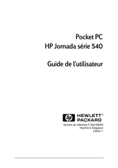 HP Jornada 540 Série Guide De L'utilisateur