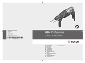 Bosch GBH Professional 2-24 DRE Notice Originale
